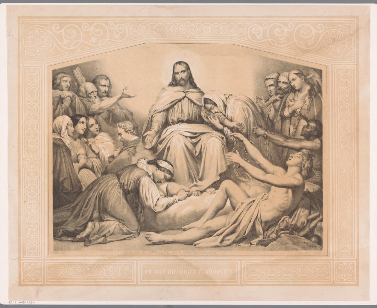 Christus Consolator von Abraham Pieter Felix