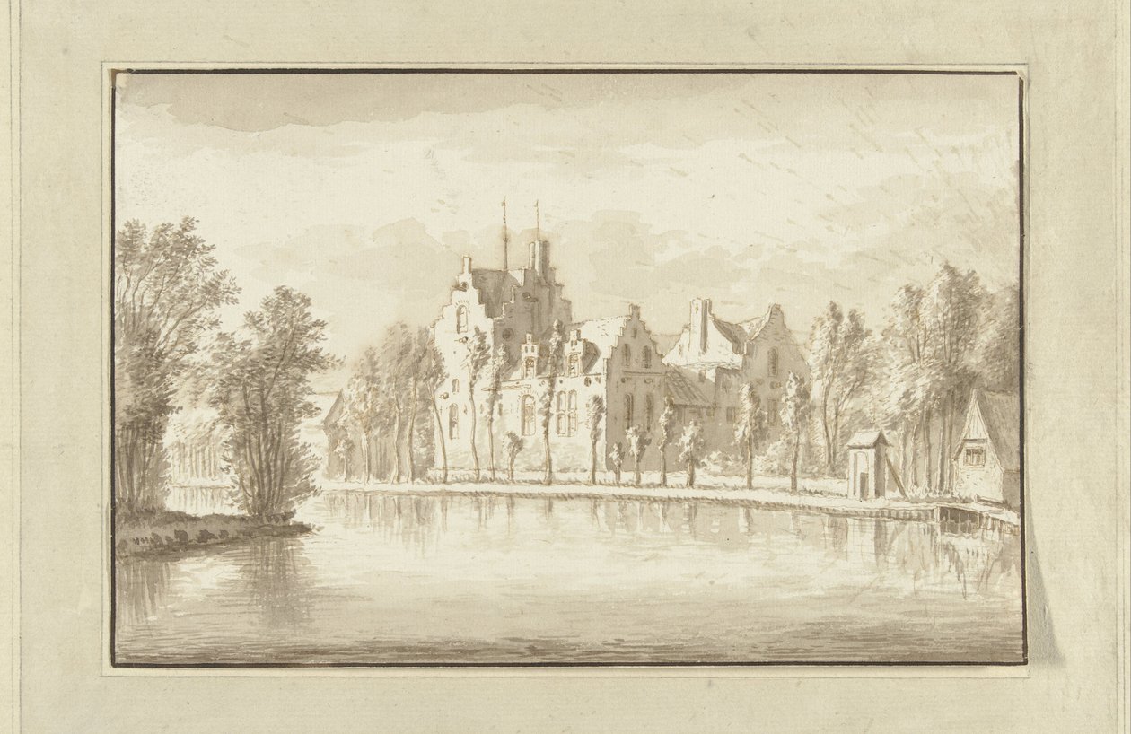 Huis Kostverloren an der Amstel von Abraham Rademaker