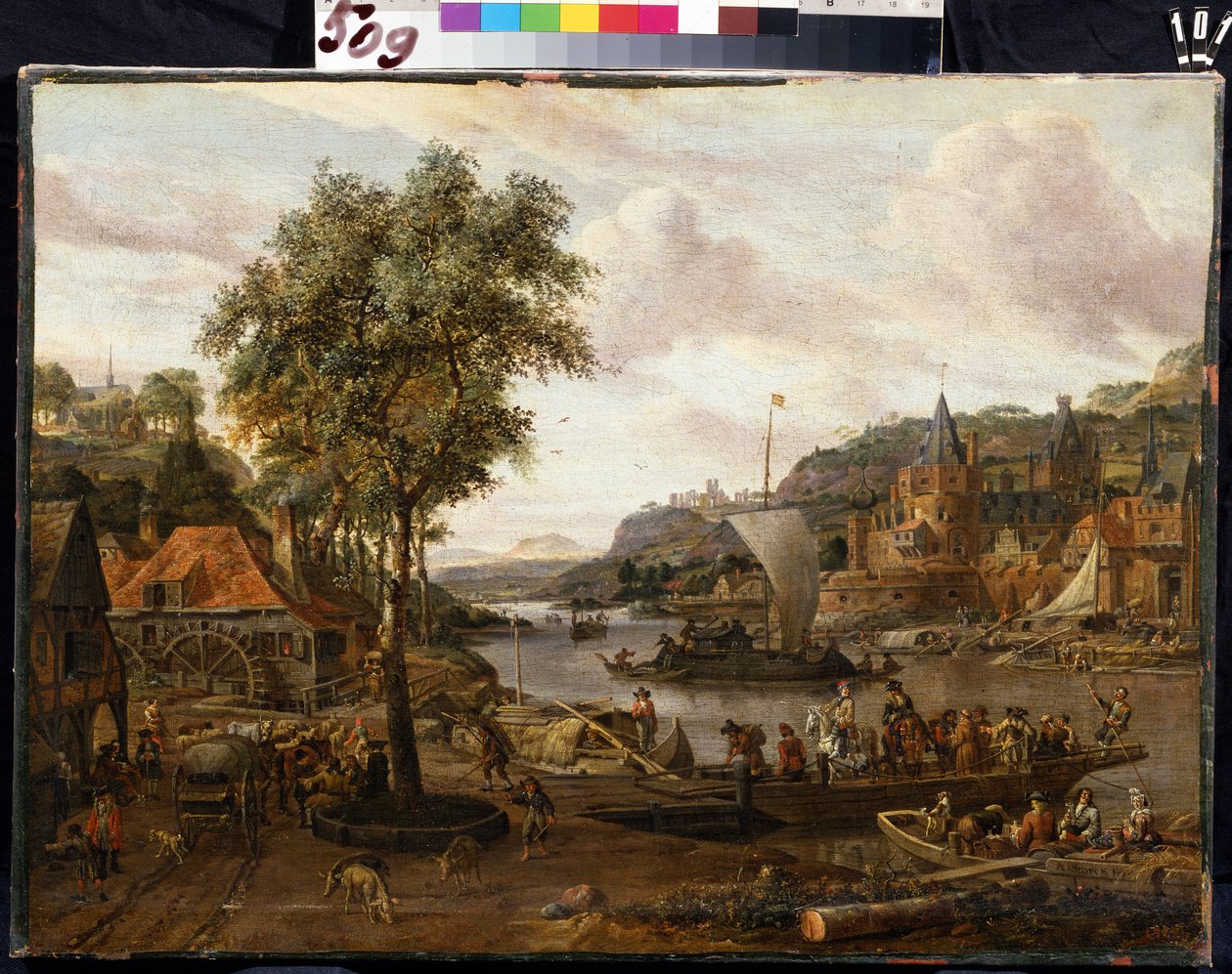 Segelboote von Abraham Storck