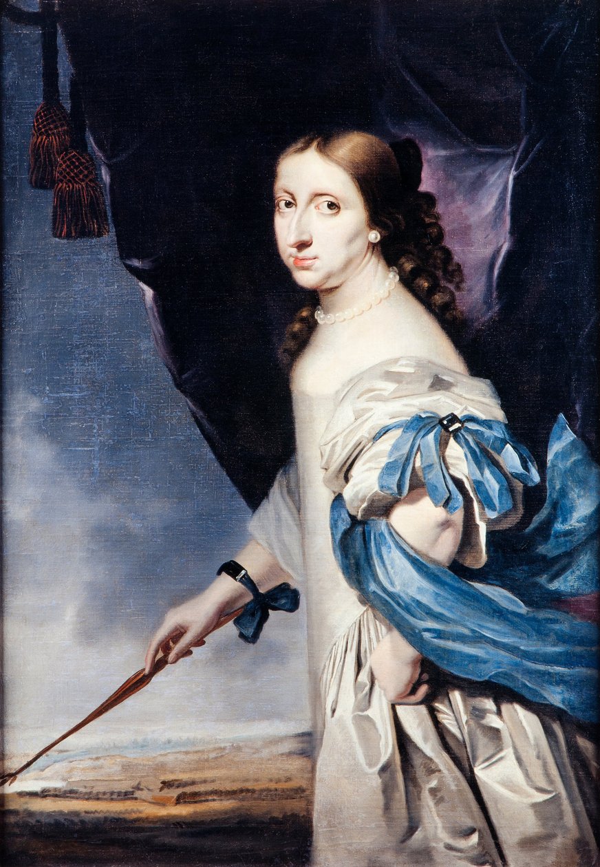 Porträt von Königin Christina von Schweden 1626-1689, 1661 von Abraham Wuchters