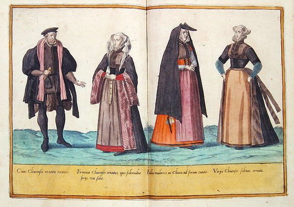 Kostüme des sechzehnten Jahrhunderts aus 