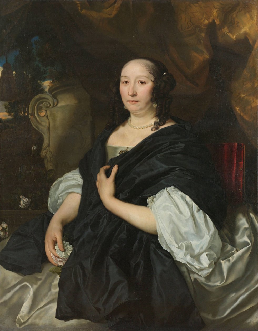 Porträt von Catharina van der Voort von Abraham van den Tempel