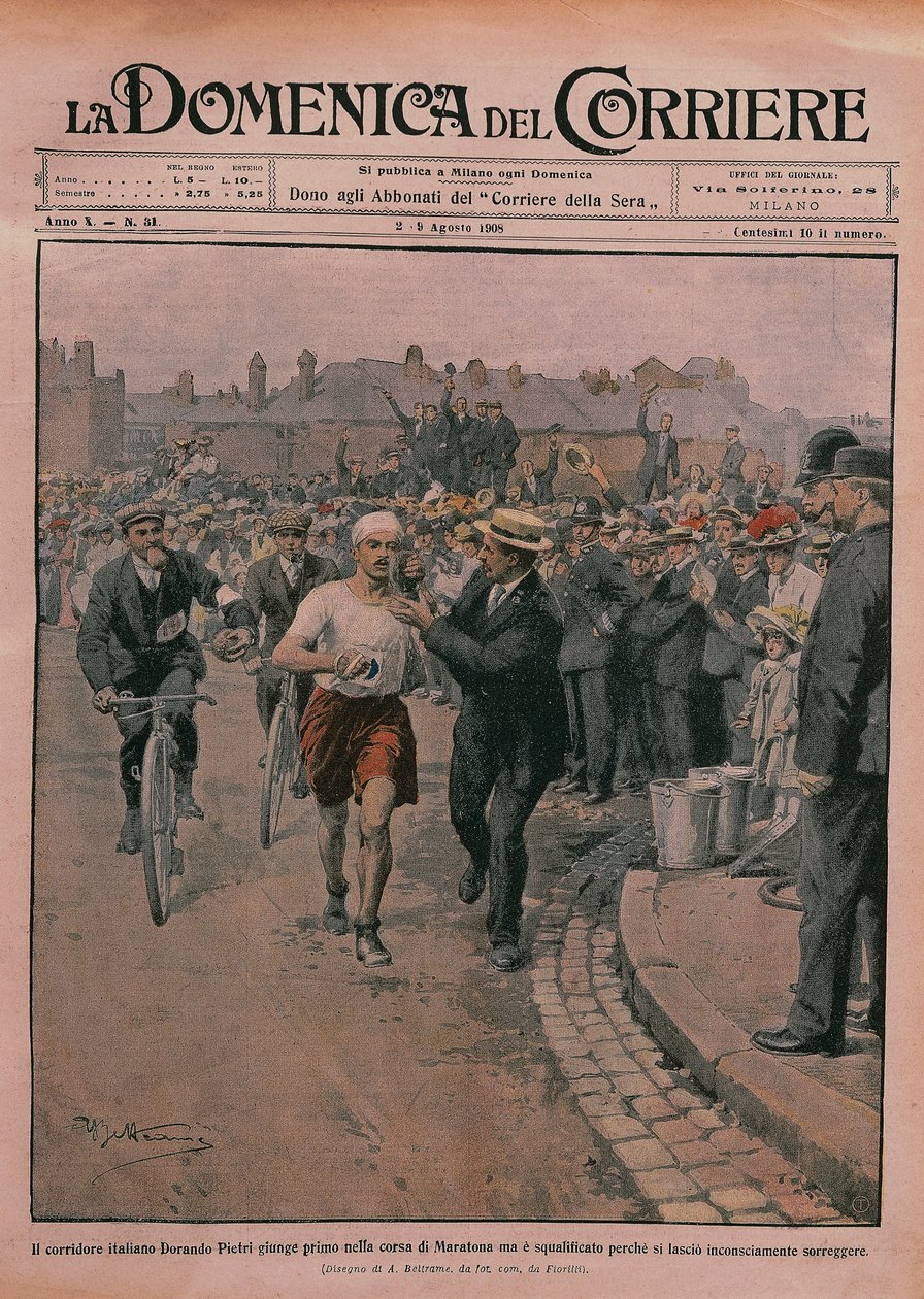 Die Olympischen Spiele 1908, Titelseite von 