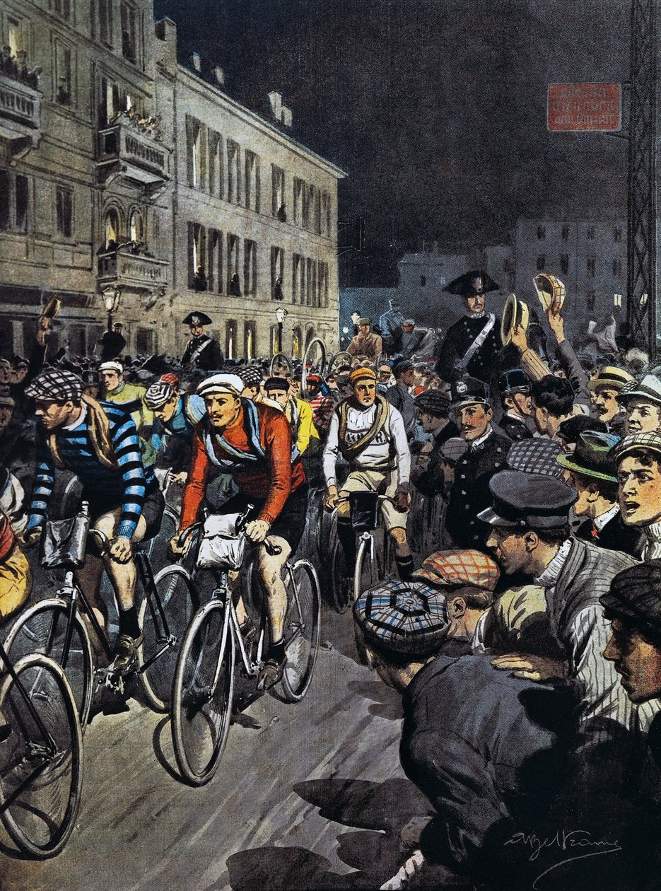 Rundreise durch Italien ab Mailand, aus La Domenica del Corriere, Italien von Achille Beltrame