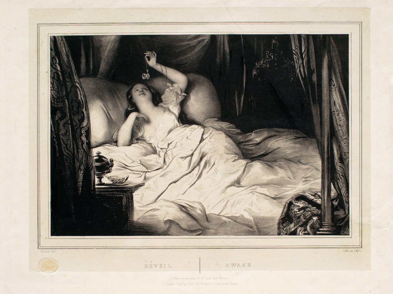 Wach (Réveil) von Achille Devéria