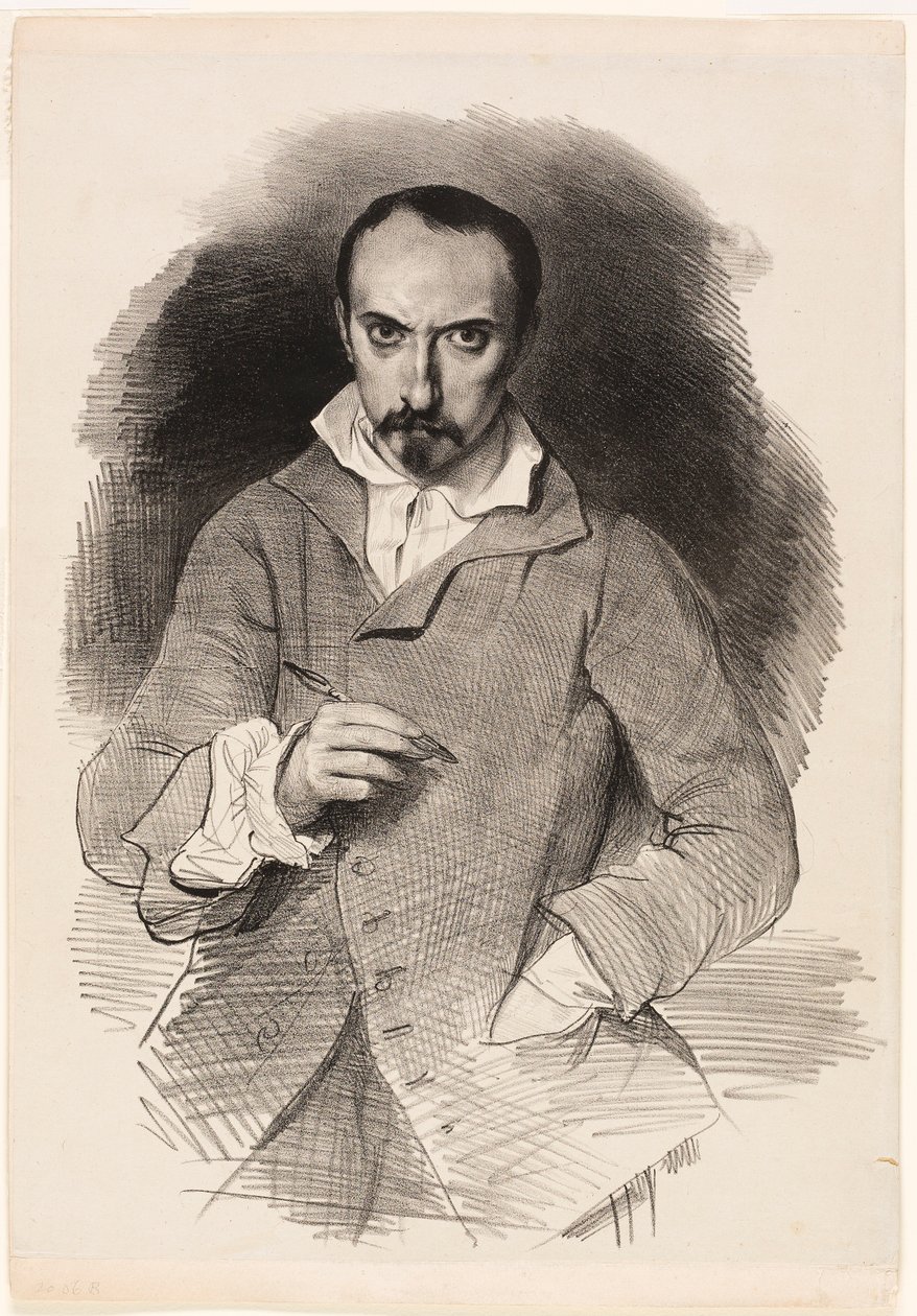 Selbstporträt von Achille Devéria