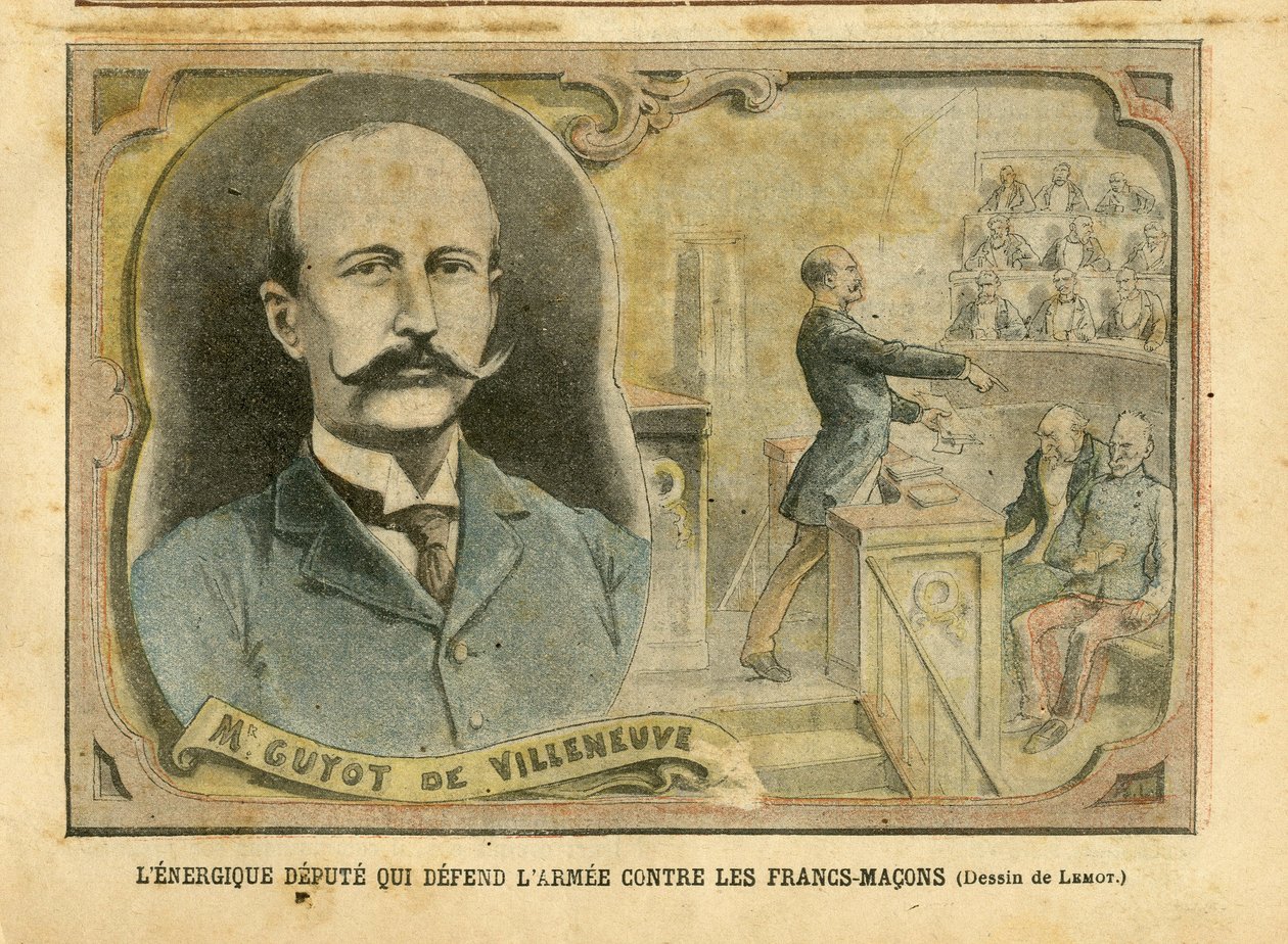 Illustration von Achille Lemot (1846-1909) in Le Pelerin von Achille Lemot