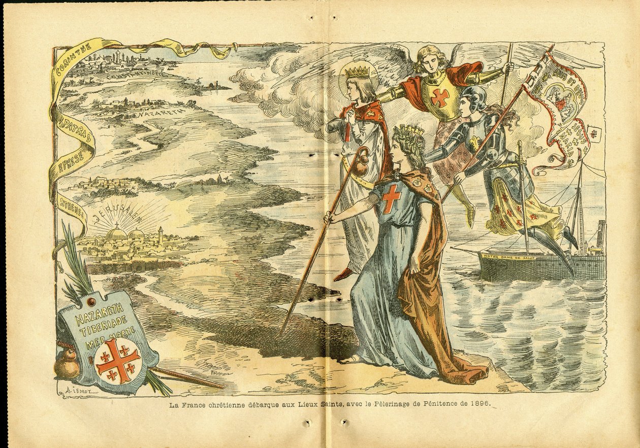 Illustration von Achille Lemot in Le Pelerin von Achille Lemot