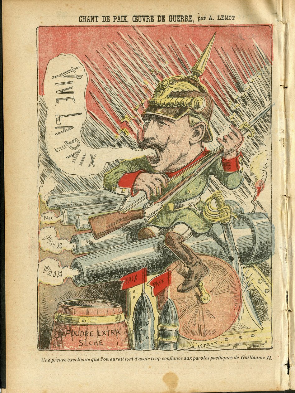 Illustration von Achille Lemot (1846-1909) in Le Pelerin von Achille Lemot