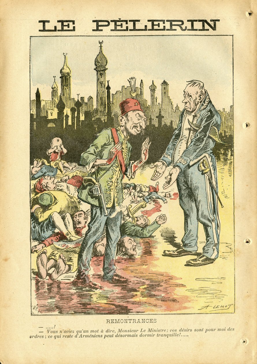 Illustration von Achille Lemot (1846-1909) in Le Pèlerin von Achille Lemot