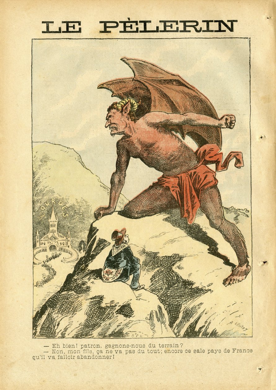 Illustration von Achille Lemot (1846-1909) in Le Pèlerin von Achille Lemot