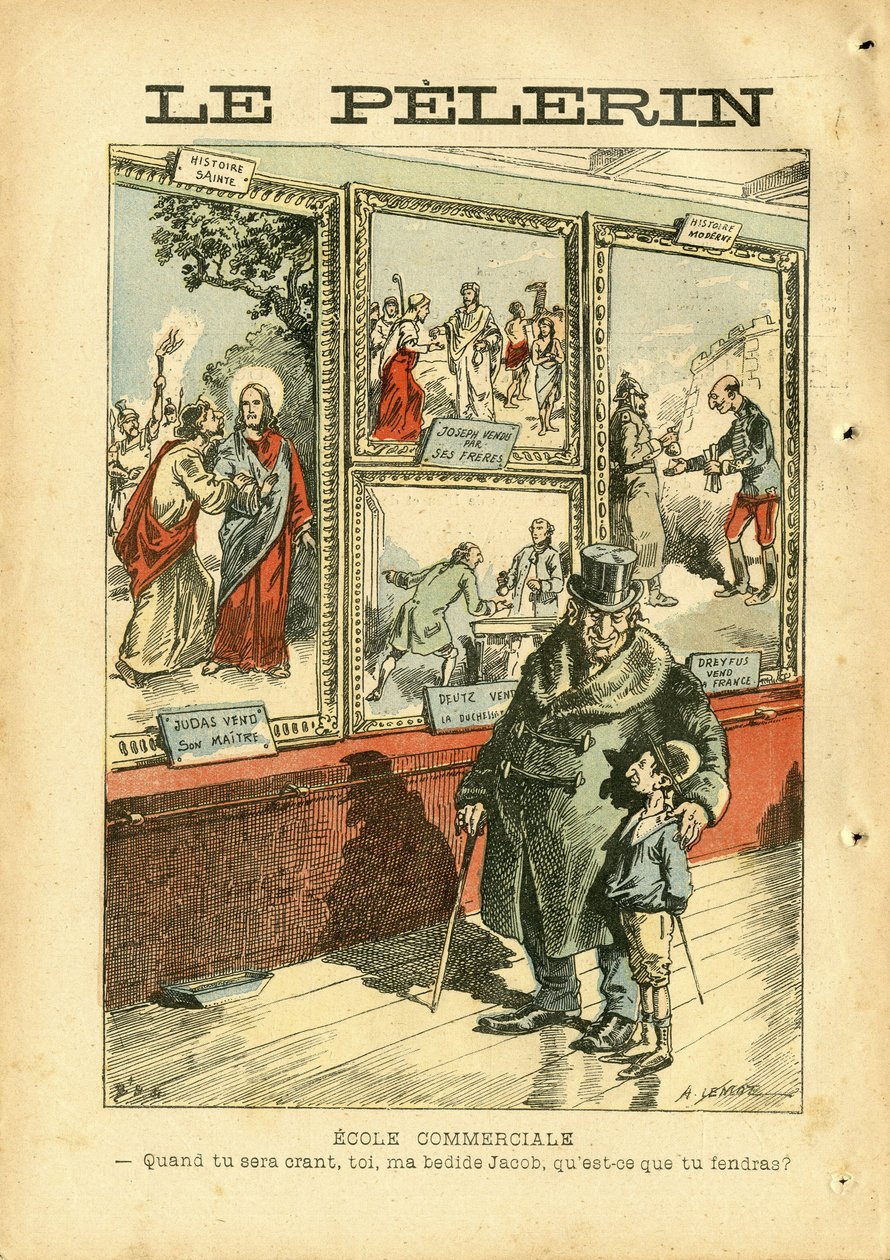Illustration von Achille Lemot (1846-1909) in Le Pelerin von Achille Lemot