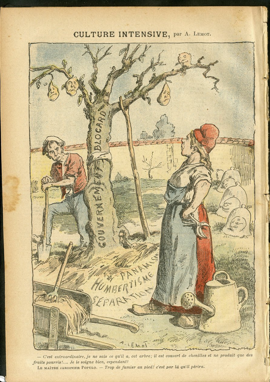 Illustration von Achille Lemot (1846-1909) in Le Pelerin von Achille Lemot