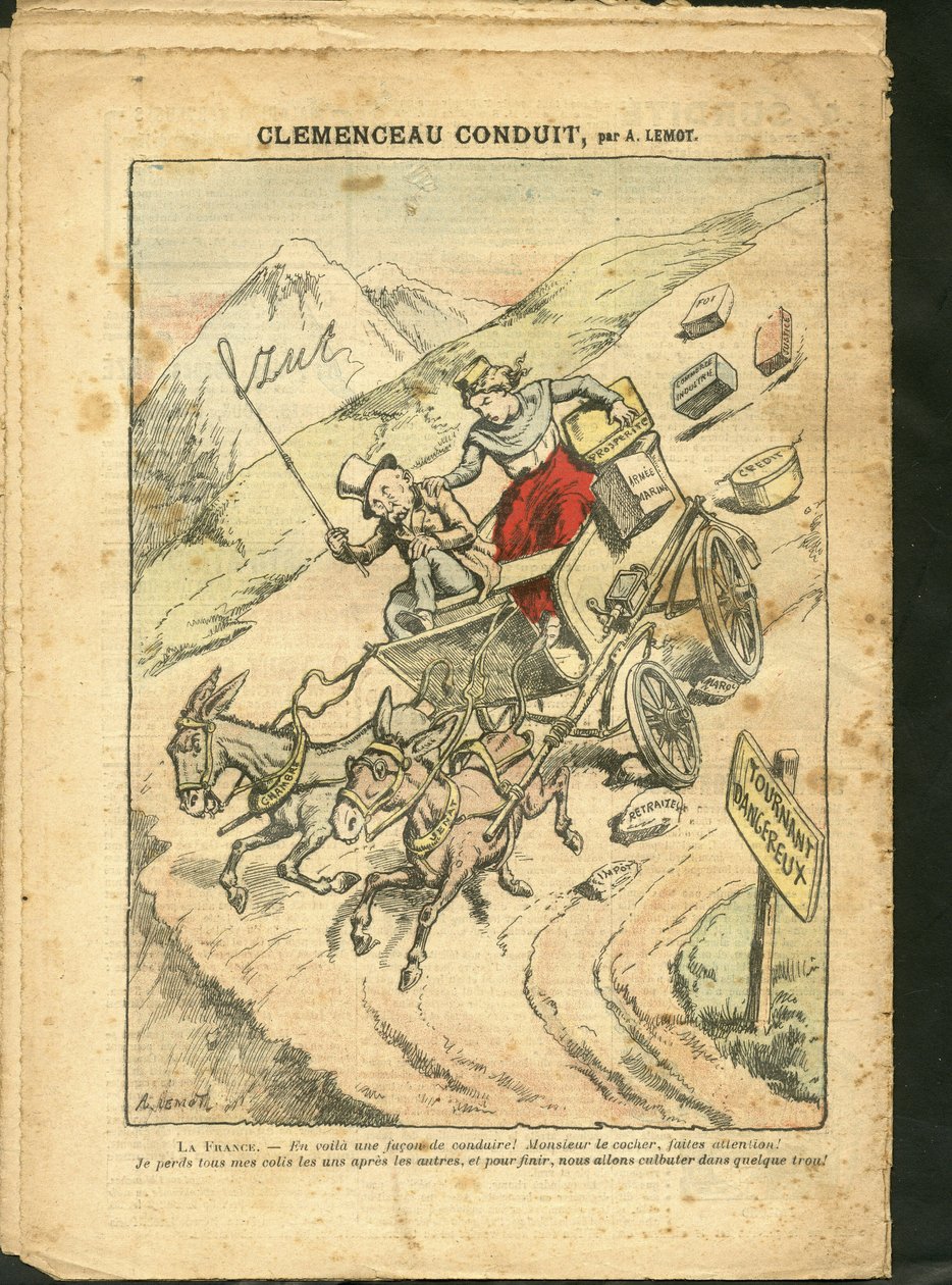 Illustration von Achille Lemot (1846-1909) in Le Pelerin von Achille Lemot