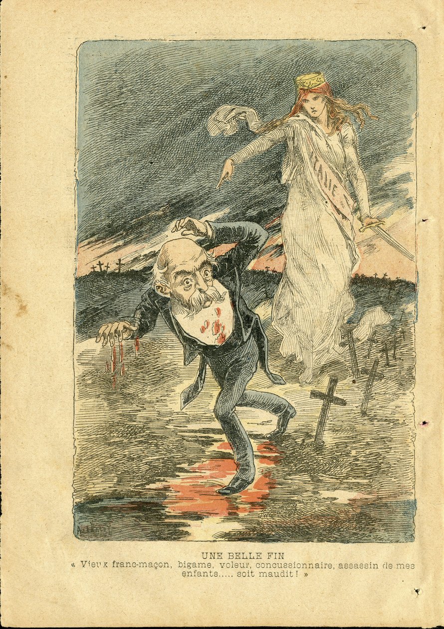 Illustration von Achille Lemot (1846-1909) in Le Pèlerin von Achille Lemot
