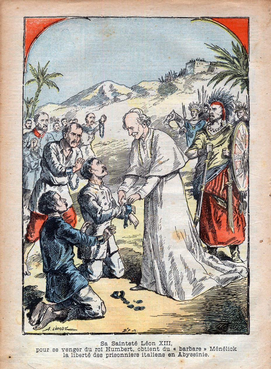 Papst Leo XIII. (Vincenzo Giocchino Pecci) von Achille Lemot