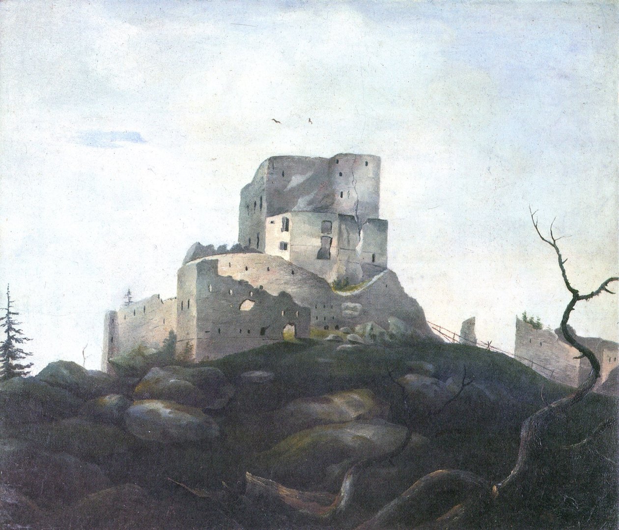 Die Ruine Wittinghausen von Adalbert Stifter