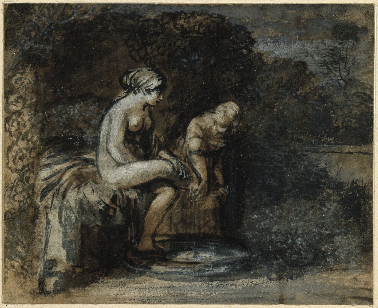 Bathseba im Bade von Adam Elsheimer
