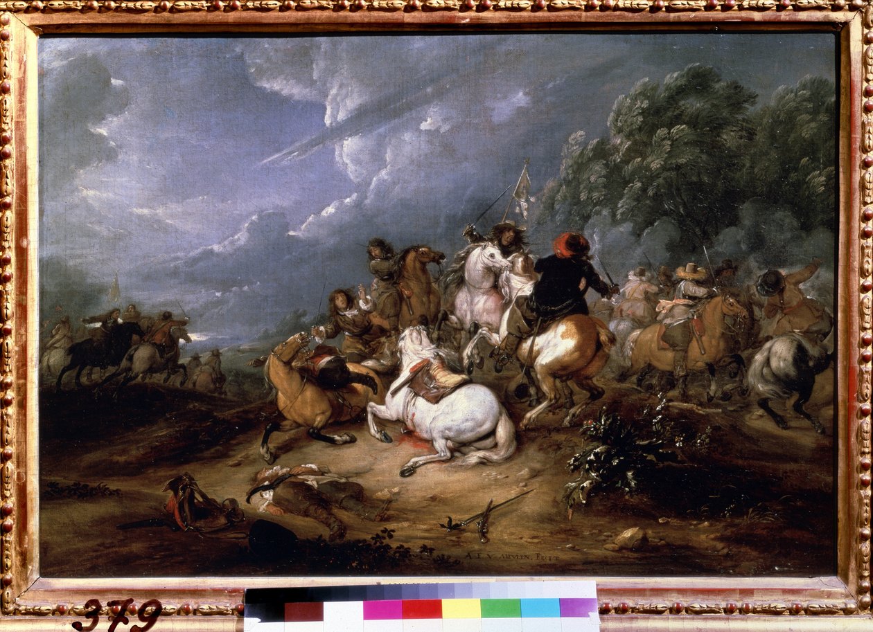 Das Gefecht von Adam Frans van der Meulen