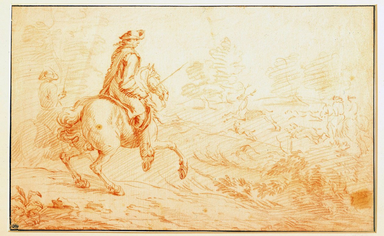 Sanguine Hirschjagd von Adam Frans van der Meulen