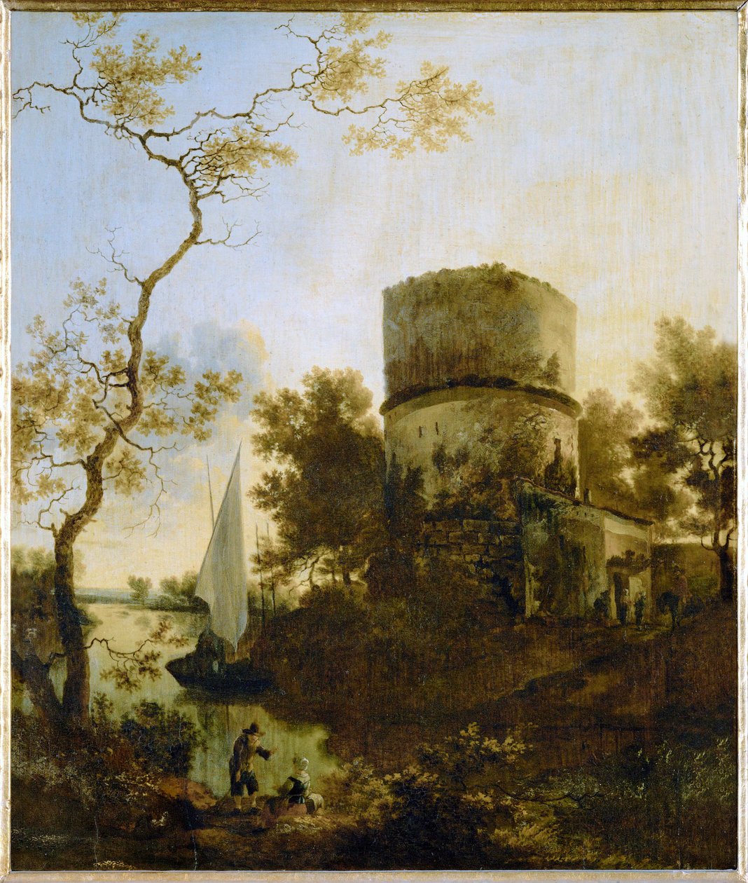 Landschaft bei Tivoli, Italien von Adam Pynacker