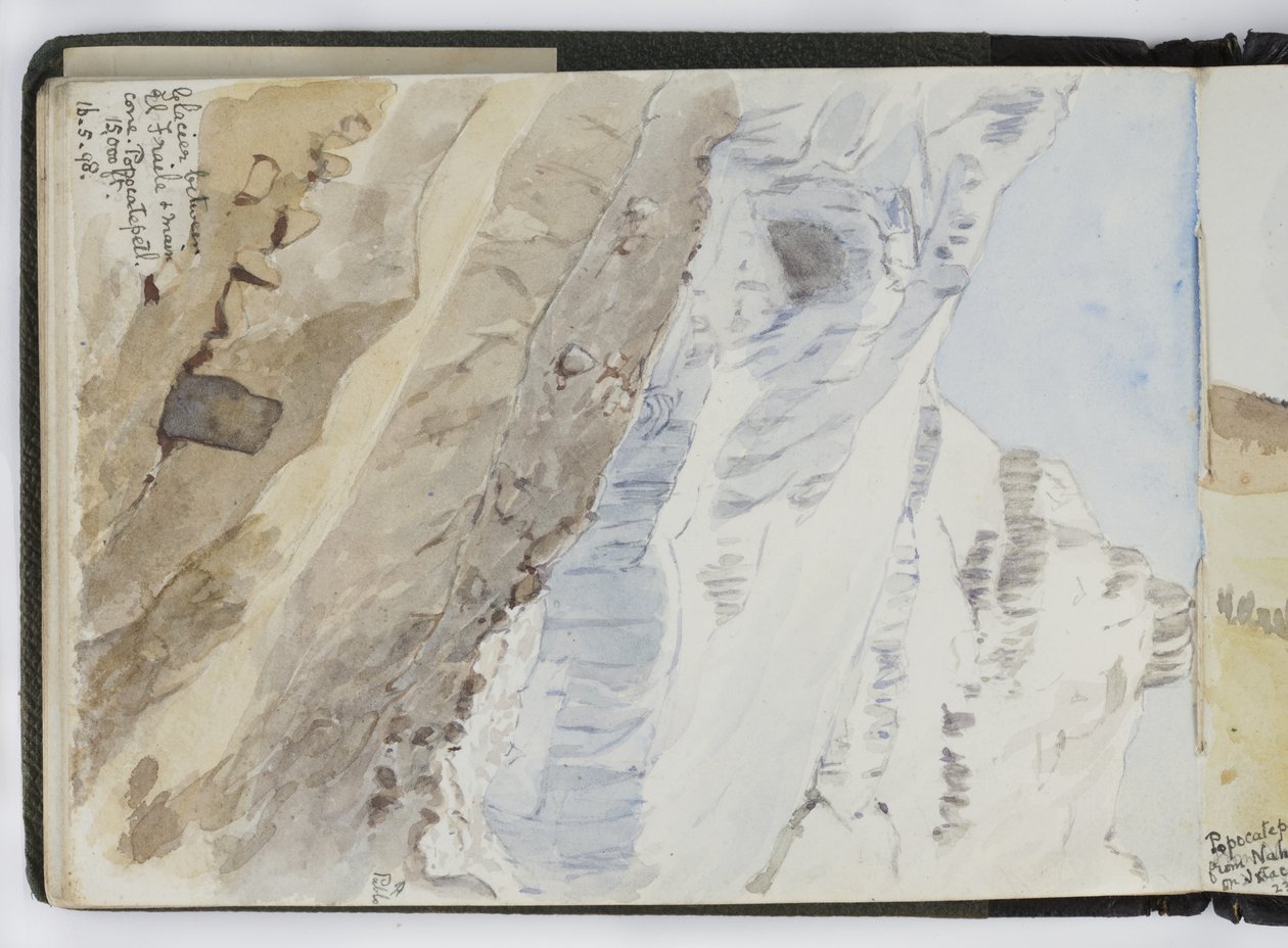 Skizzenbuch mit Aquarellen, Zeichnungen und Notizen, Mexiko, 1896-1898 von Adela Breton
