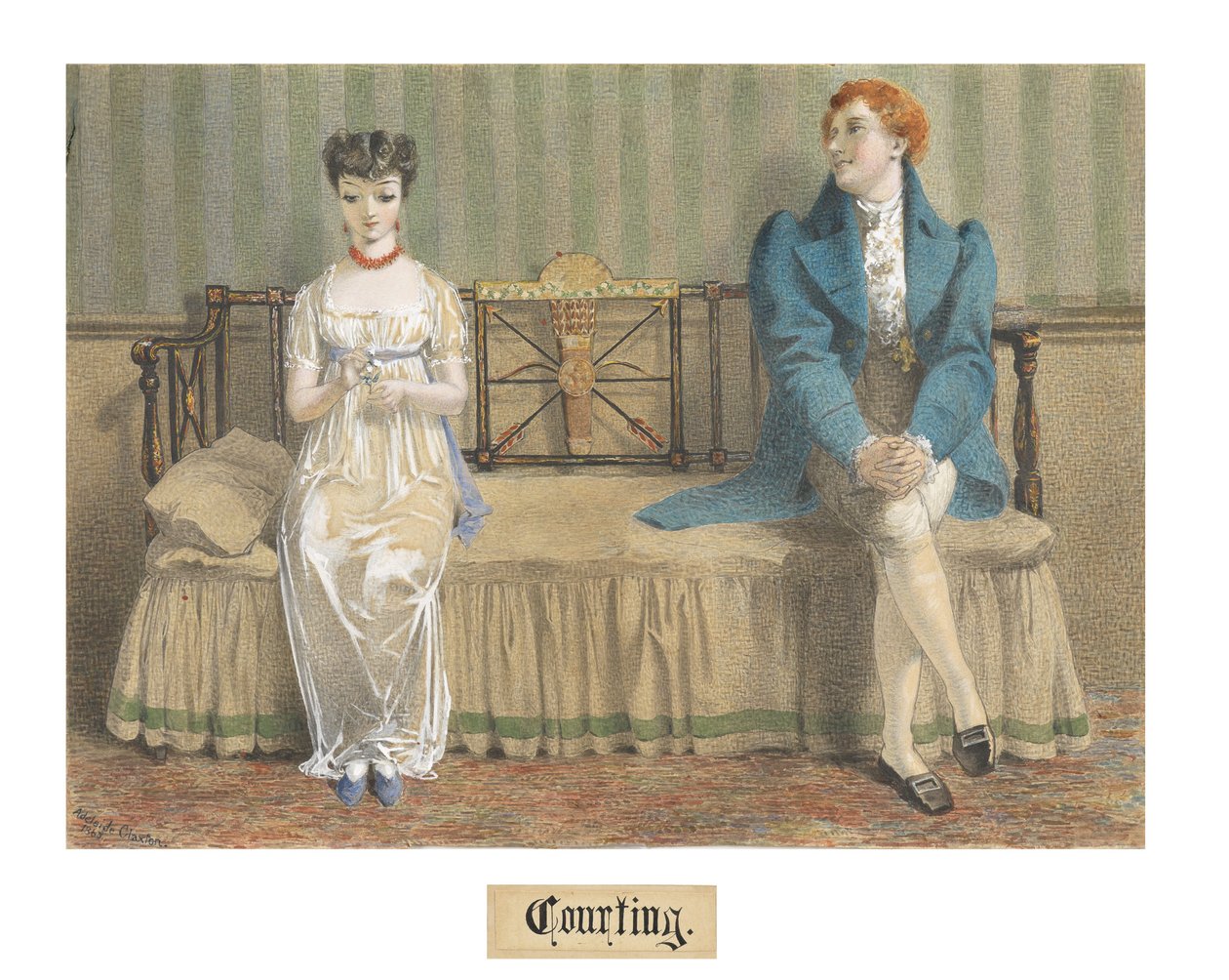 Werben, 1868 von Adelaide Claxton