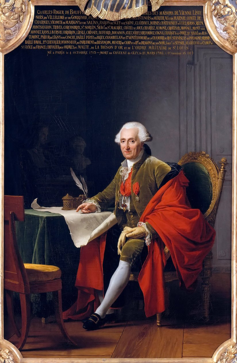 Charles-Roger, Prinz von Bauffremont 1713-1795 von Adelaide Labille Guiard