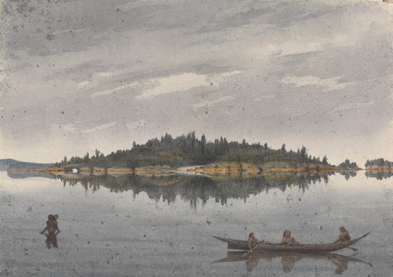 Deer Island, Beaver Harbour, Vancouver Island, 15. Juli 1851 [Kanada] von Admiral Sir Edward Gennys Fanshawe