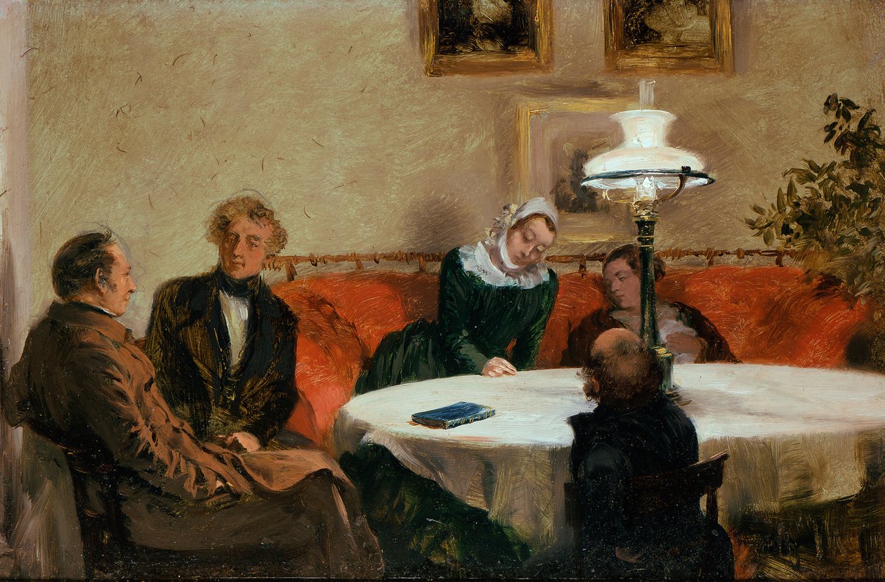 Abendgesellschaft von Adolph Menzel