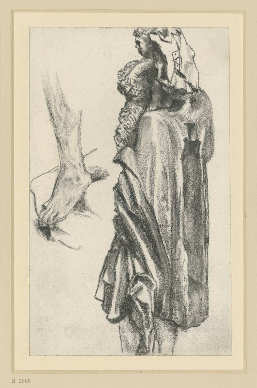 Christophorus des Freiberger Apostelmeisters in Dresden von Adolph Menzel