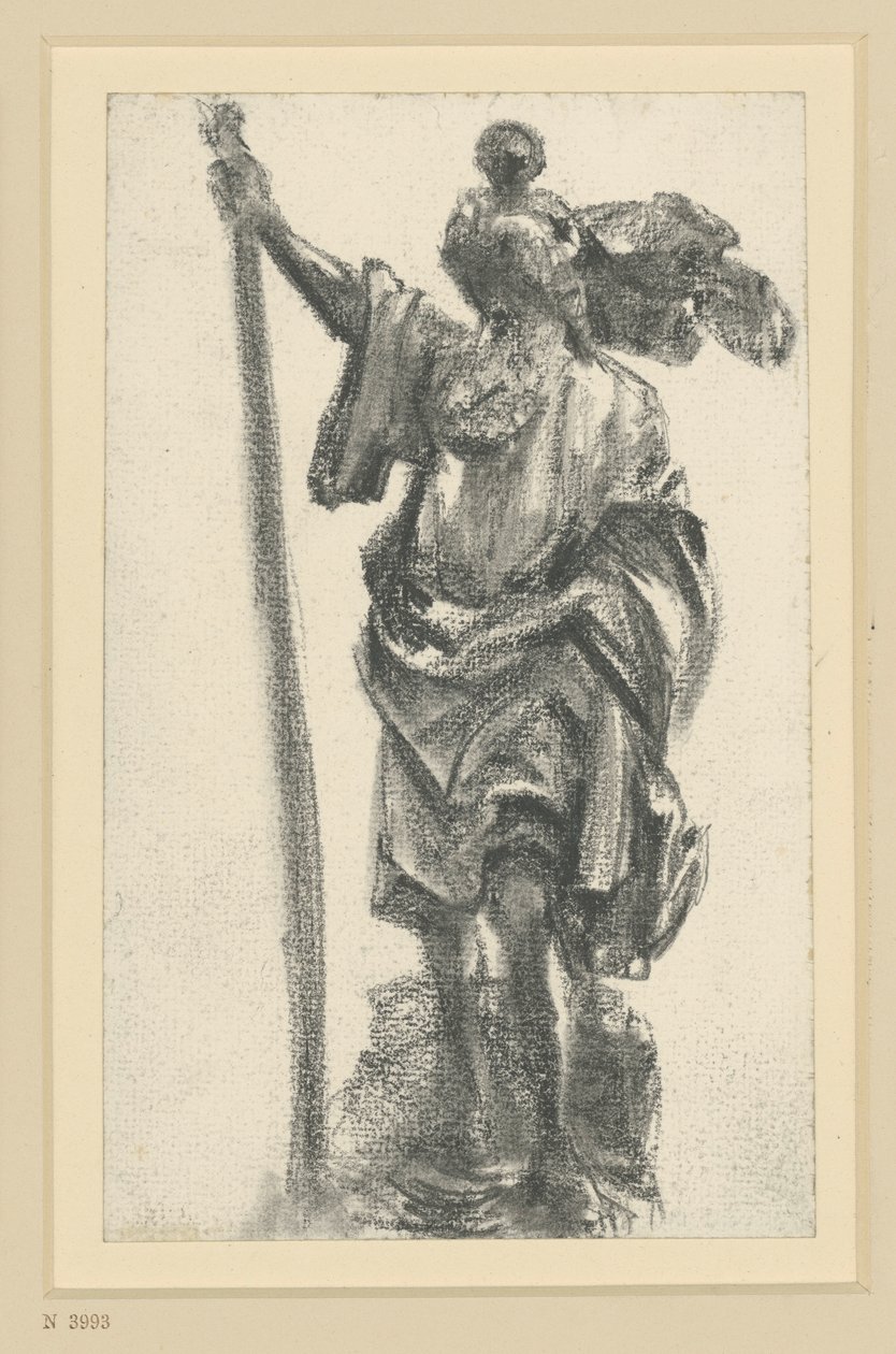 Christophorus des Freiberger Apostelmeisters in Dresden von Adolph Menzel