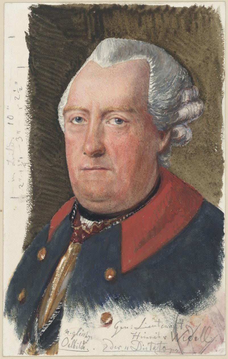 Generalleutnant Heinrich von Wedell von Adolph Menzel