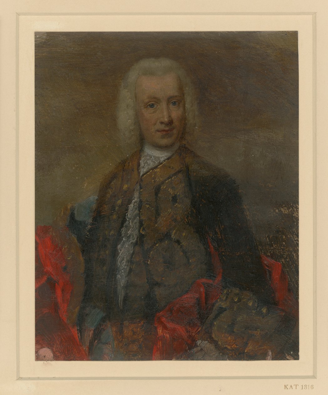 Männliches Bildnis in Hoftracht aus der Zeit Friedrich II. von Adolph Menzel