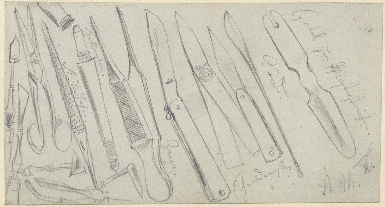 Medizinische Instrumente von Adolph Menzel