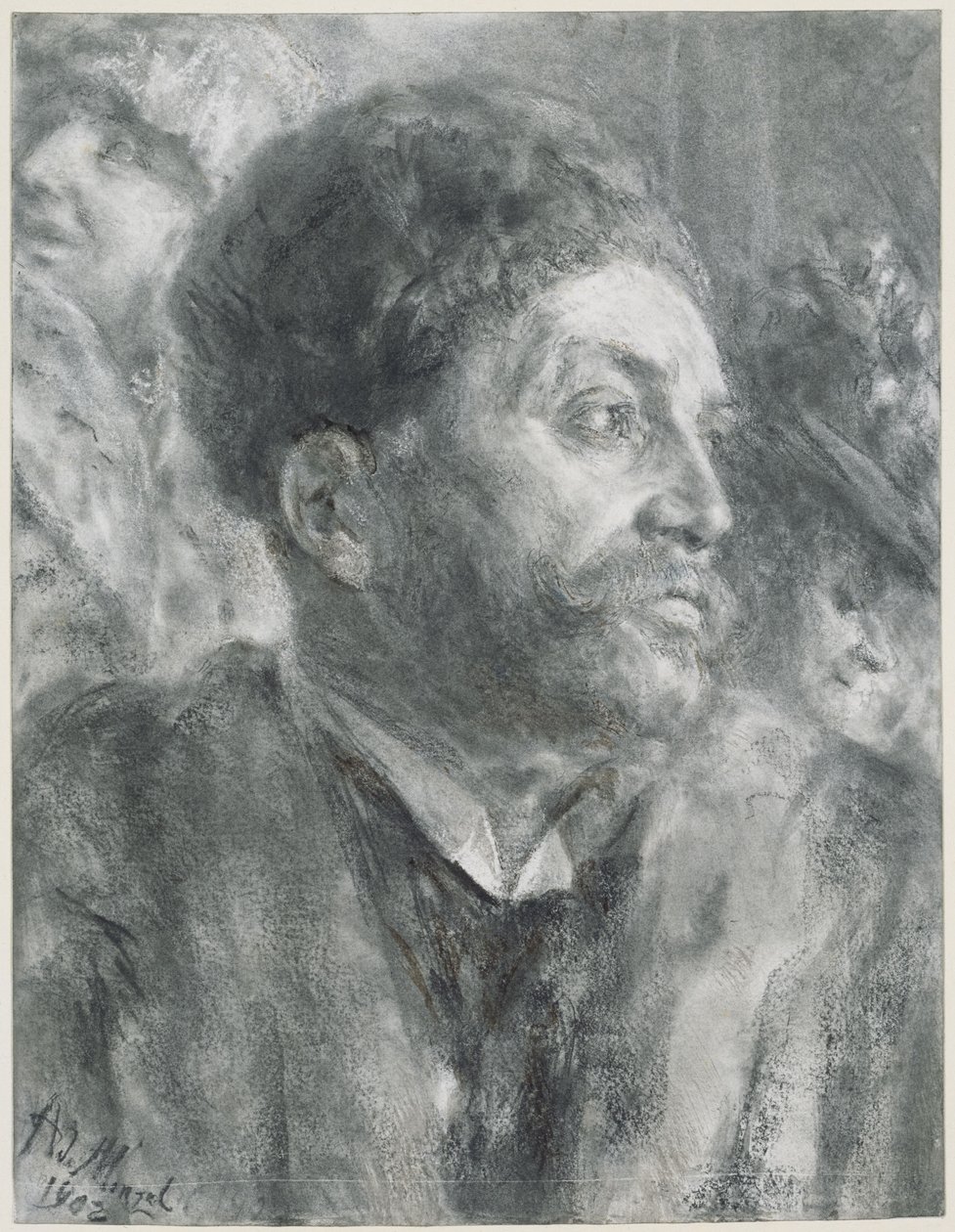 Nach der Matinée von Adolph Menzel