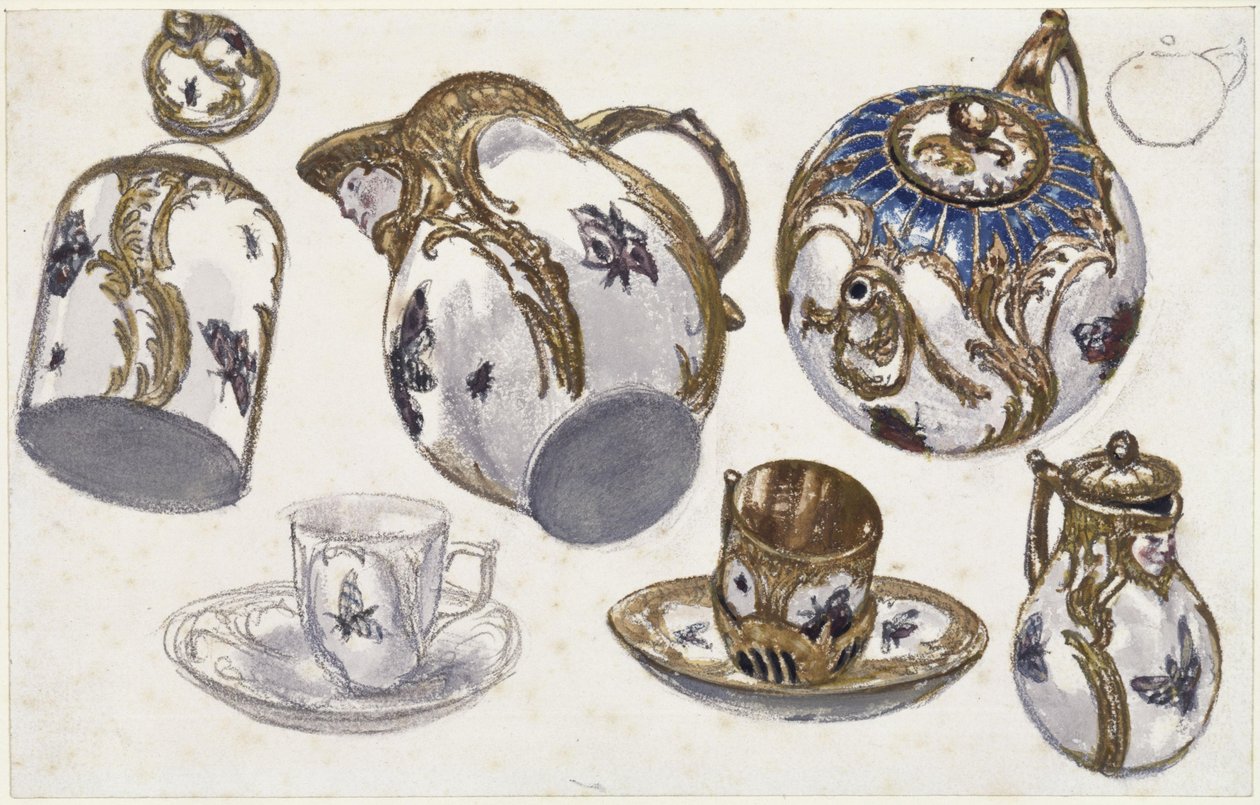 Tafelservice aus der Zeit Friedrichs II. von Adolph Menzel