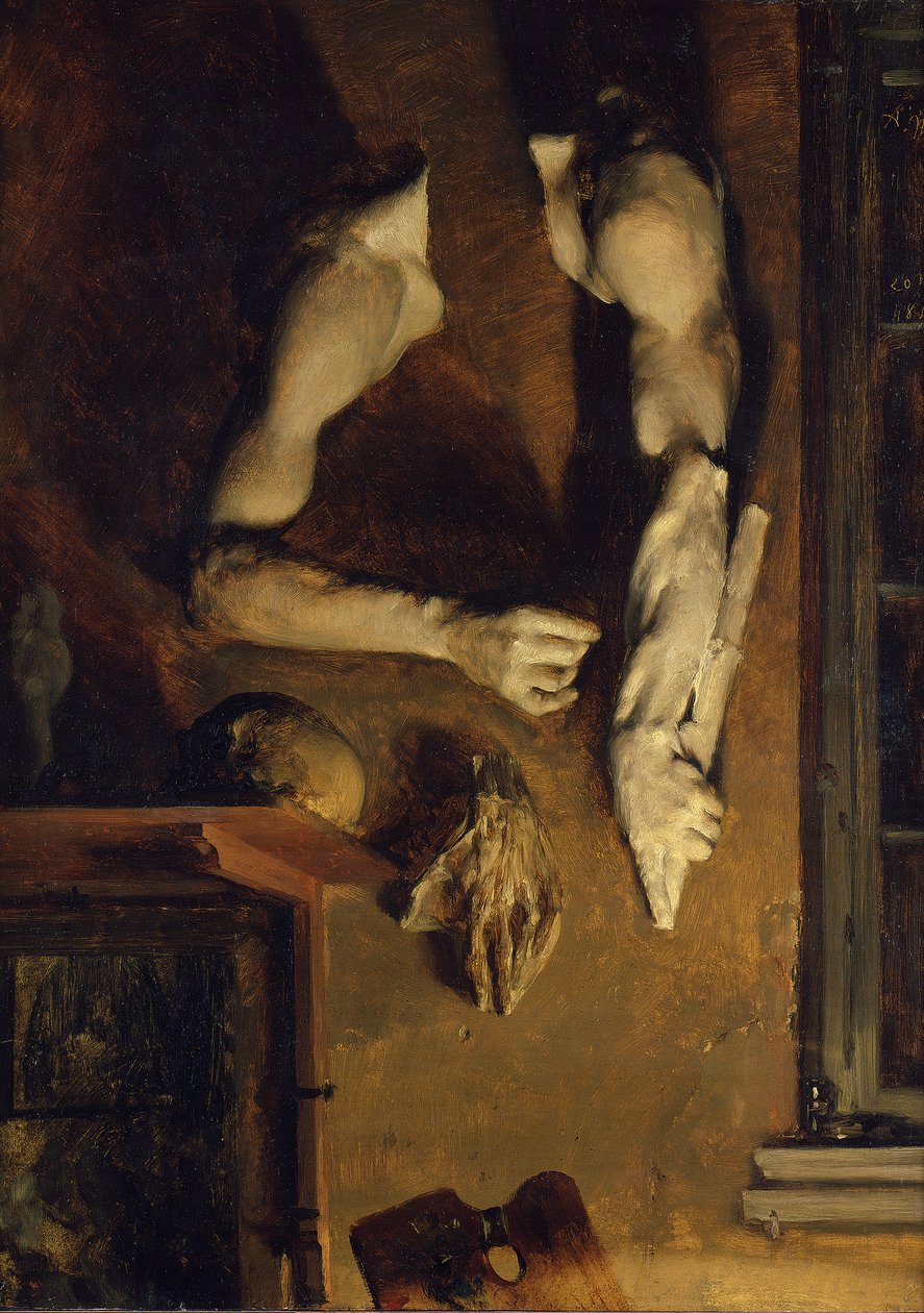 Atelierwand von Adolph Menzel