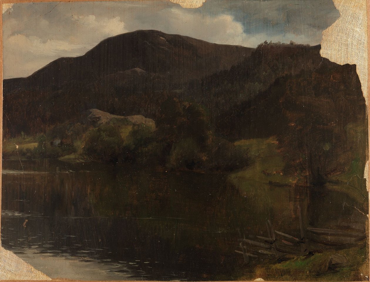 Ein See von Adolph Tidemand