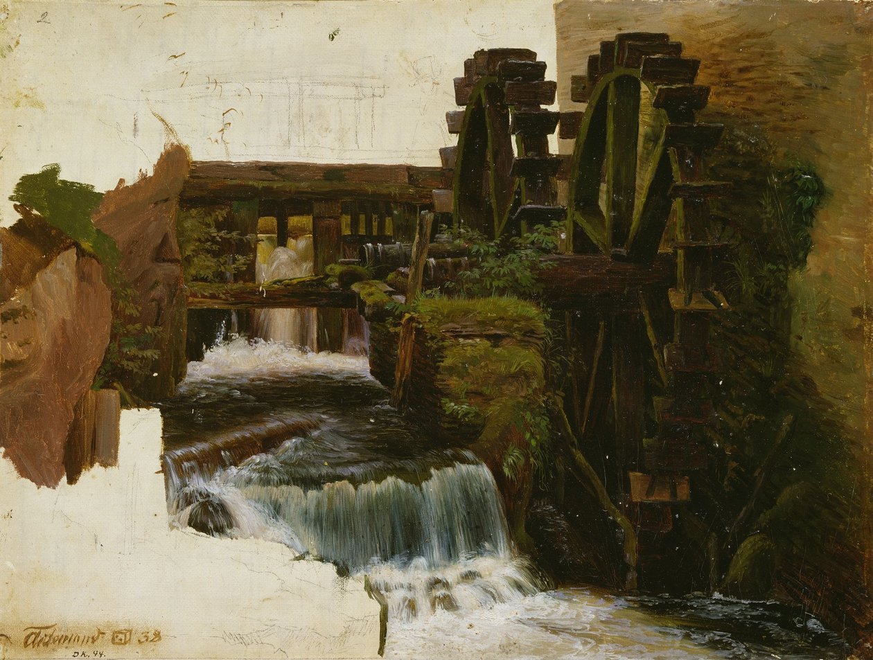 Mühlbach von Adolph Tidemand