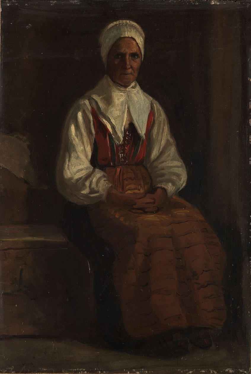 Bäuerin von Adolph Tidemand