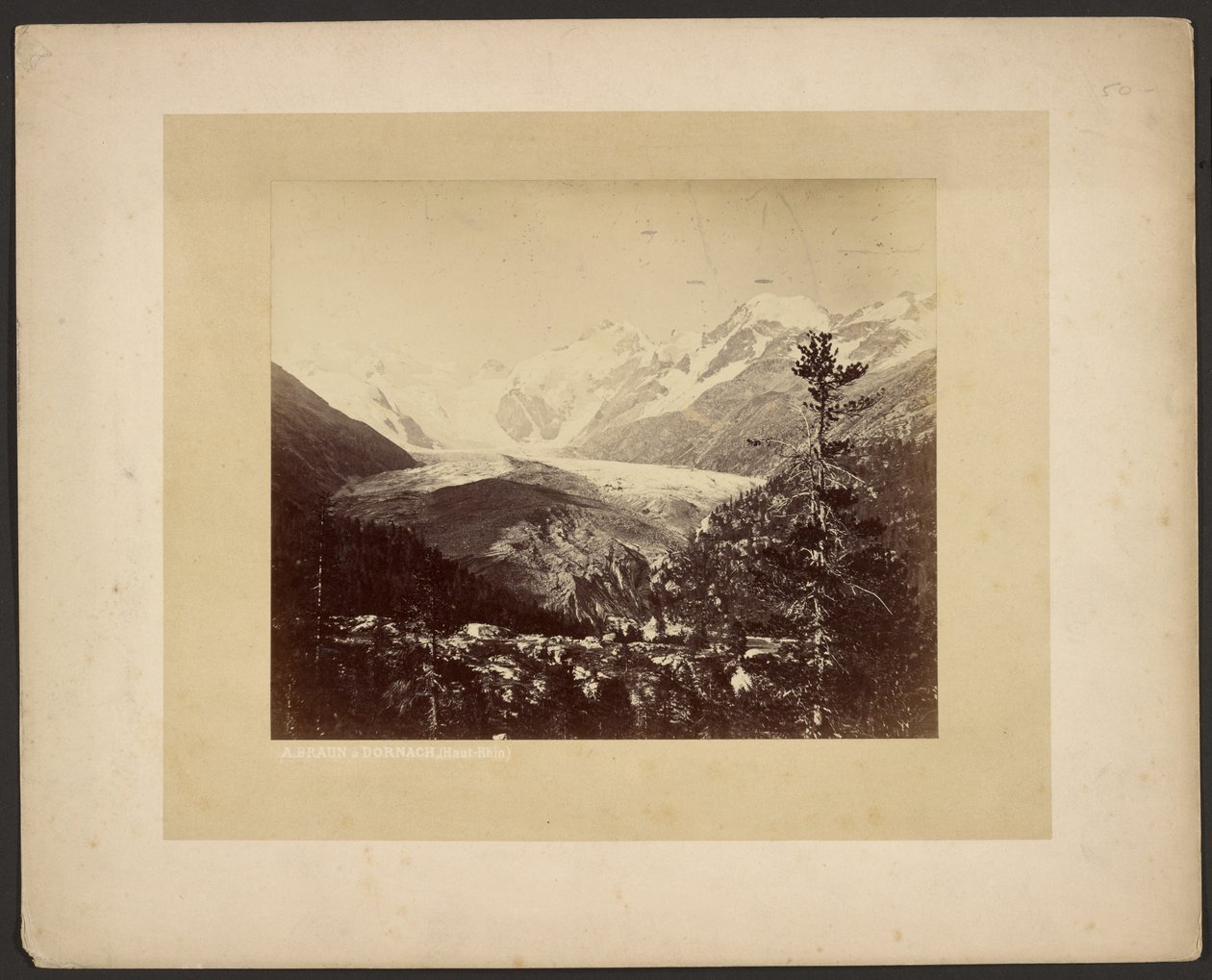 Morteratschgletscher von Adolphe Braun