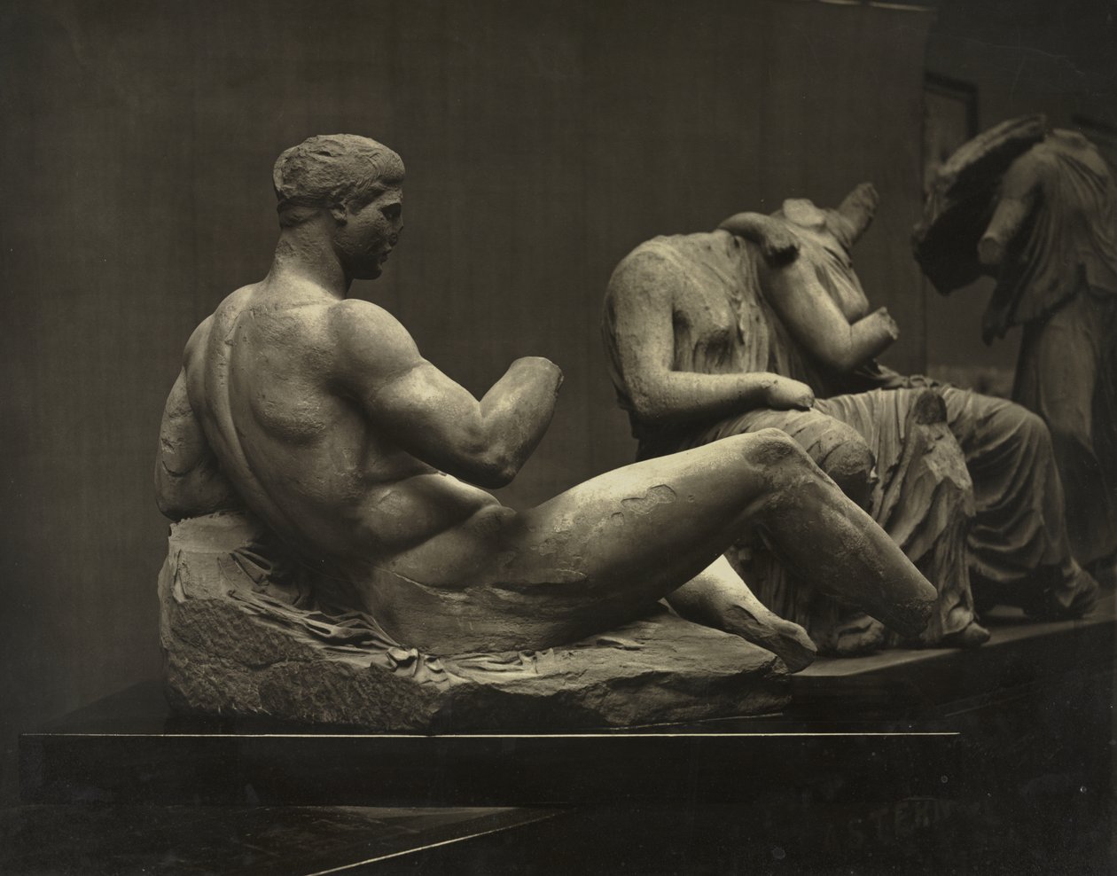 Skulpturen vom Parthenon, British Museum von Adolphe Braun
