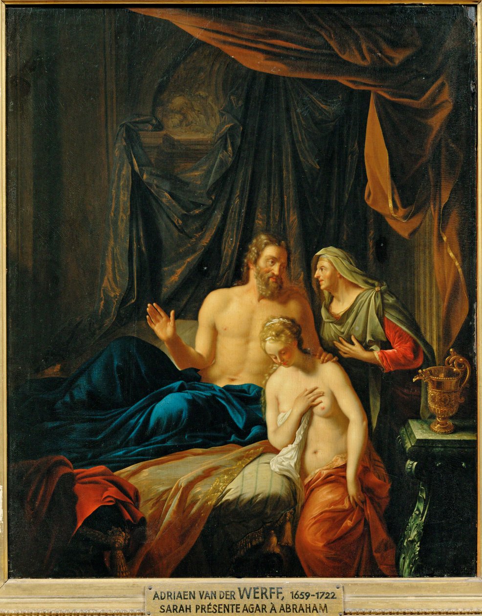 Sarah stellt Hagar Abraham vor von Adriaan van der Werff