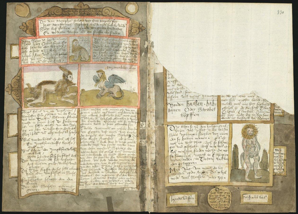 Adriaen Coenens Visboeck - KB 78 E 54 - Folios 329v (links) und 330r (rechts) von Adriaen Coenen