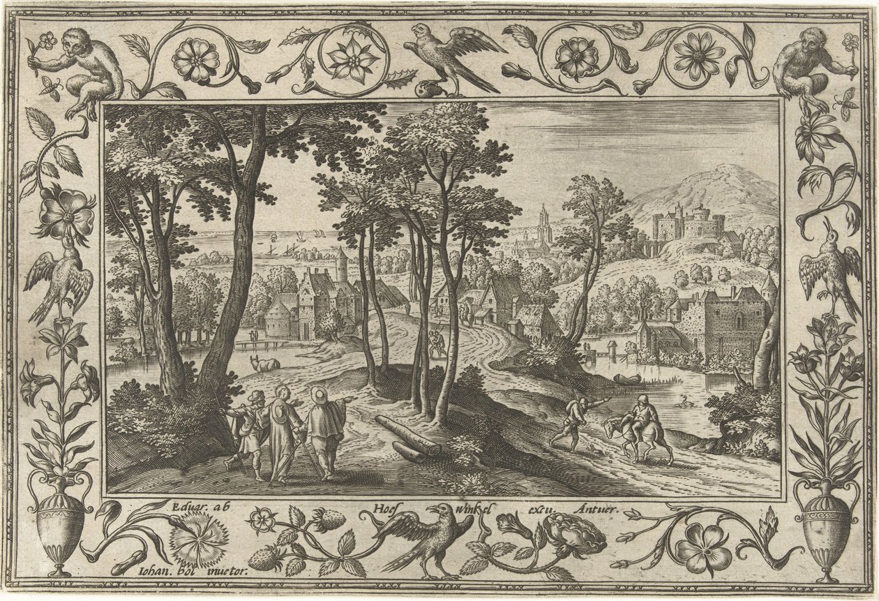 Emmausjünger von Adriaen Collaert