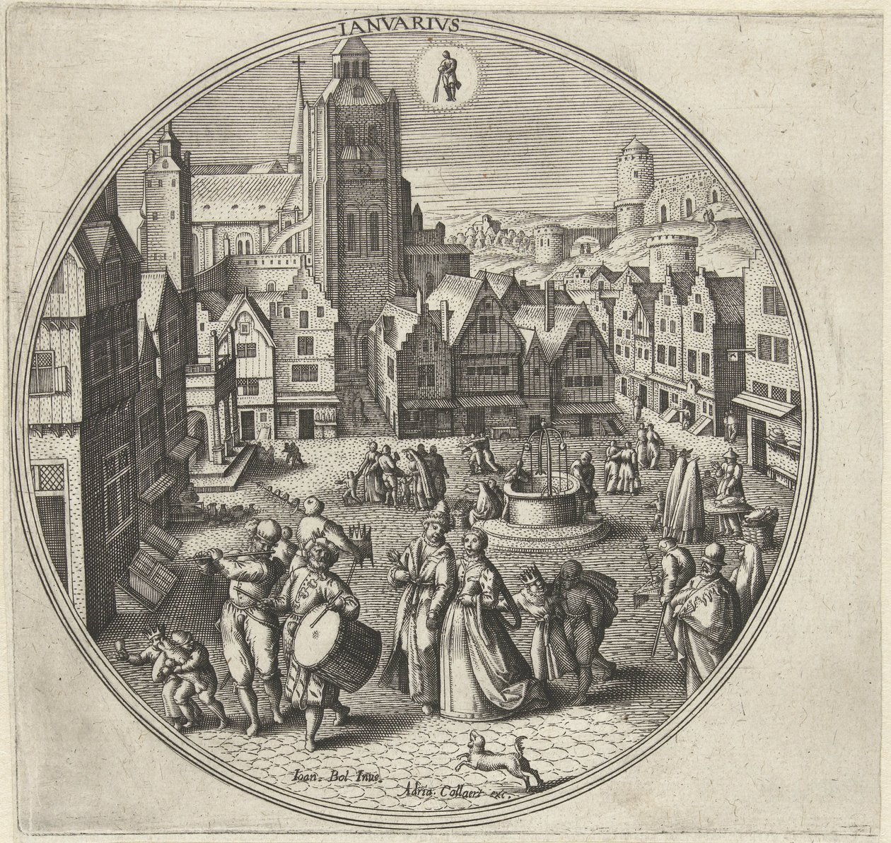 Januar von Adriaen Collaert
