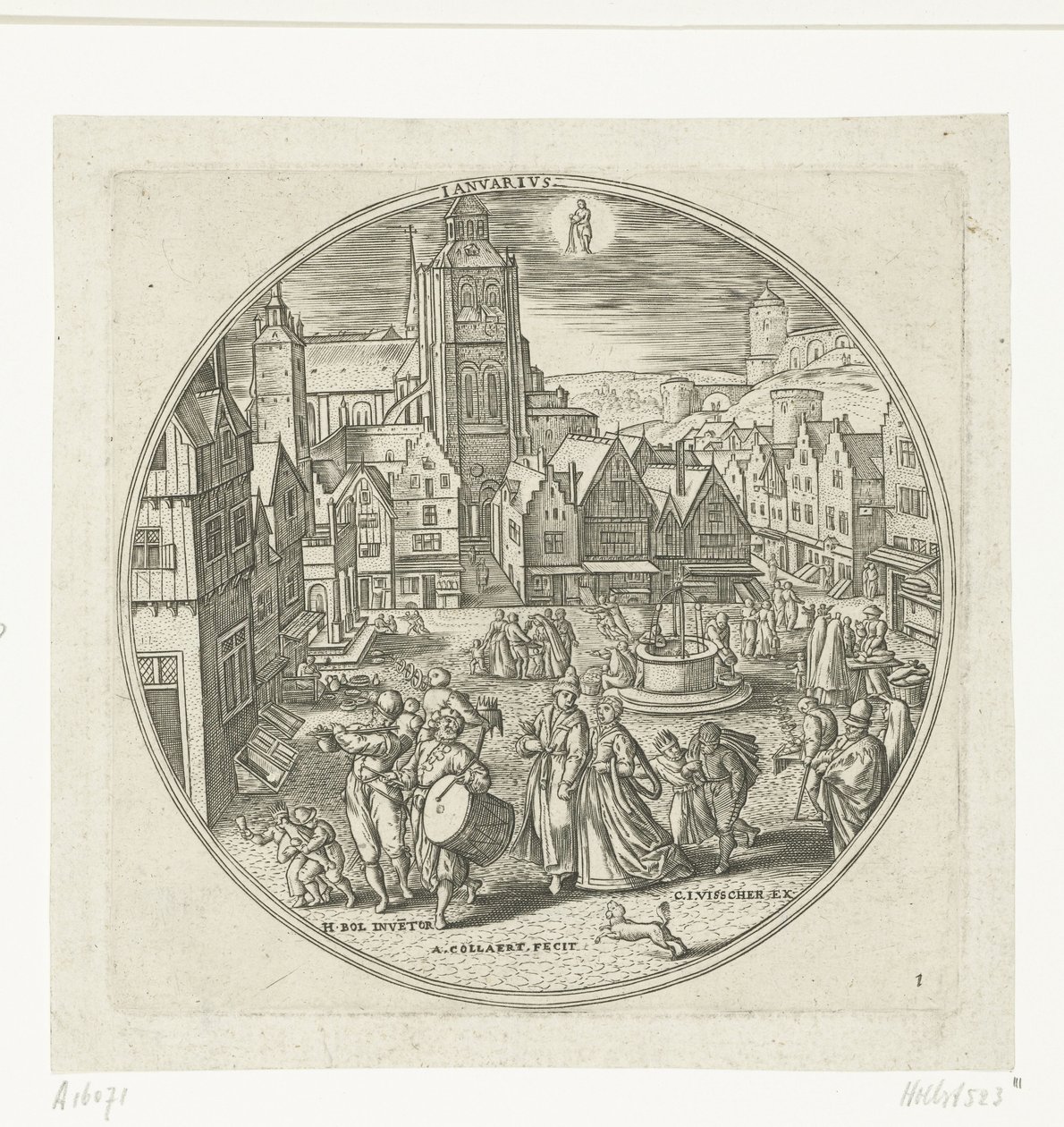 Januar von Adriaen Collaert