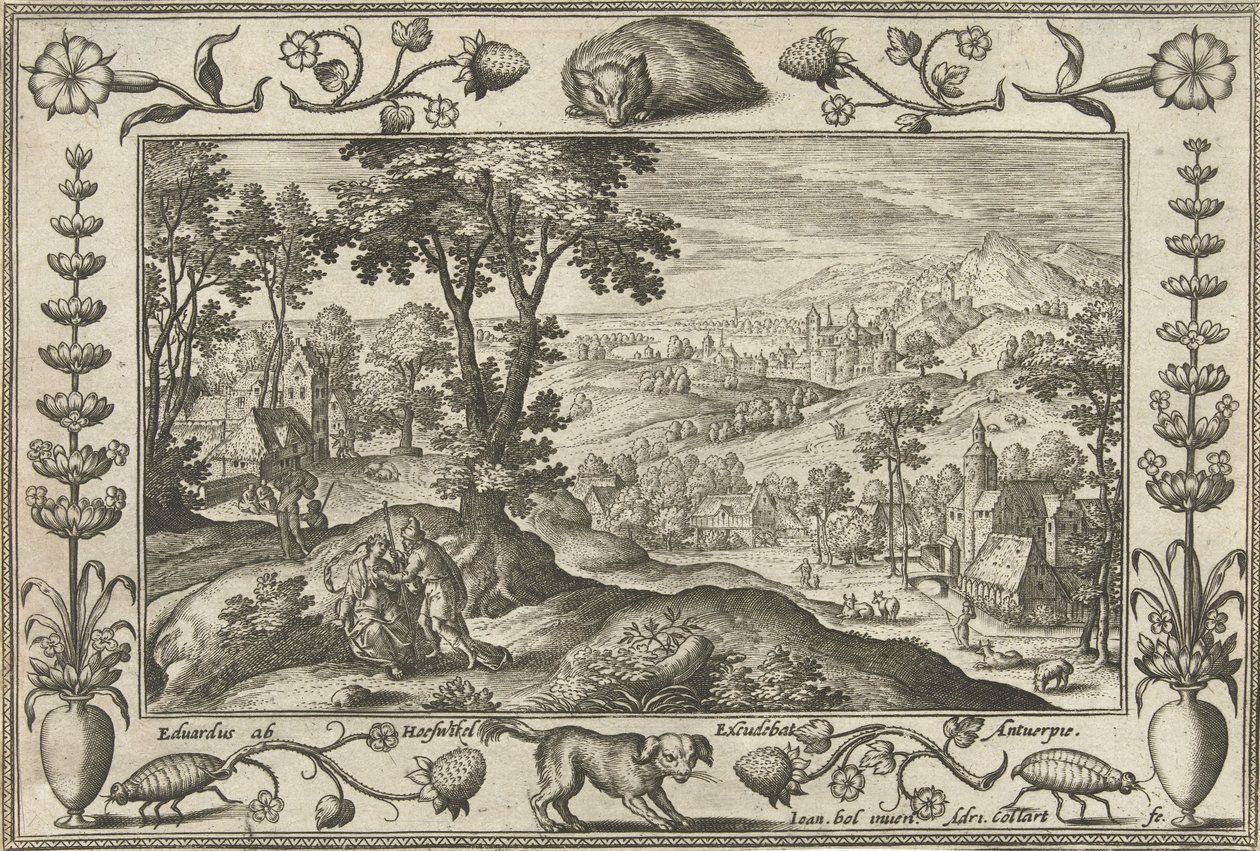 Juda und Tamar von Adriaen Collaert