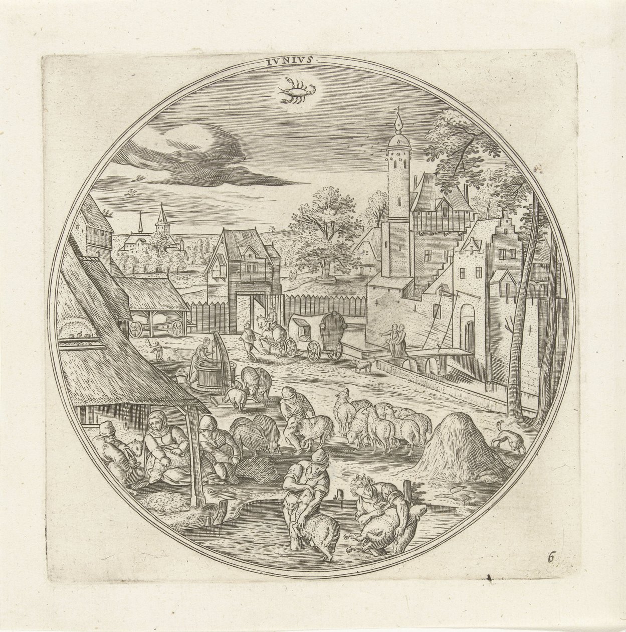 Juni von Adriaen Collaert